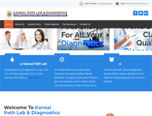 Tablet Screenshot of kansalpathlab.com